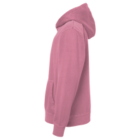 Independent Trading Co. Youth Midweight Pigment-Dyed Hooded Sweatshirt, Pigment Maroon, Left Sleeve view