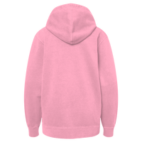 Independent Trading Co. Youth Midweight Pigment-Dyed Hooded Sweatshirt, Pigment Pink, Back view