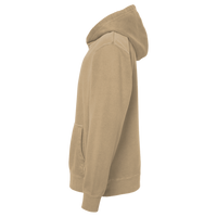 Independent Trading Co. Youth Midweight Pigment-Dyed Hooded Sweatshirt, Pigment Sandstone, Left Sleeve view