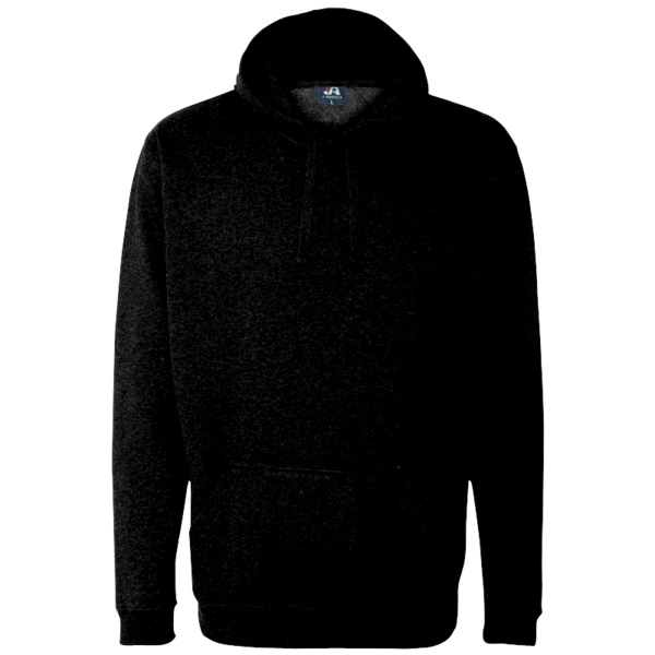 J. America Men's Tailgate Hooded Sweatshirt, Black, Front view