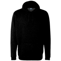 J. America Men's Tailgate Hooded Sweatshirt, Black, Front view