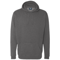 J. America Men's Tailgate Hooded Sweatshirt, Charcoal Heather, Front view
