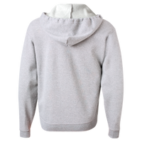 Jerzees Unisex NuBlend® Full-Zip Hooded Sweatshirt, Ash, Back view