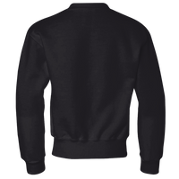 Jerzees Youth NuBlend® Crewneck Sweatshirt, Black, Back view