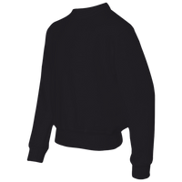 Jerzees Youth NuBlend® Crewneck Sweatshirt, Black, Left Sleeve view