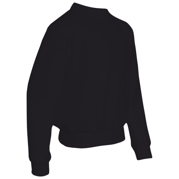 Jerzees Youth NuBlend® Crewneck Sweatshirt, Black, Right Sleeve view