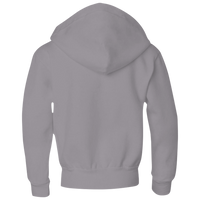 Jerzees Youth NuBlend® Full-Zip Hooded Sweatshirt, Oxford, Back view