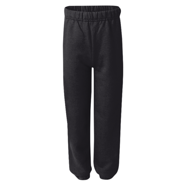 Jerzees Youth NuBlend® Sweatpants, Black, Front view