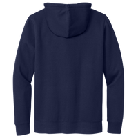 New Era Comeback Fleece Full Zip Hoodie, True Navy, Back view