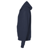 New Era Comeback Fleece Full Zip Hoodie, True Navy, Left Sleeve view