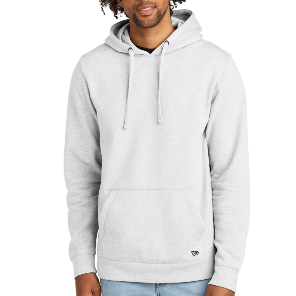 New Era Comeback Fleece Pullover Hoodie, Ash / Ash, Front view