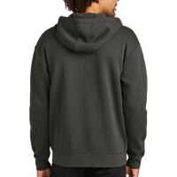 New Era Heritage Fleece Full Zip Hoodie, Graphite, Back view