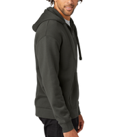 New Era Heritage Fleece Full Zip Hoodie, Graphite, Right Sleeve view