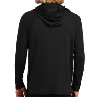 New Era Power Long Sleeve Hoodie, Black, Back view