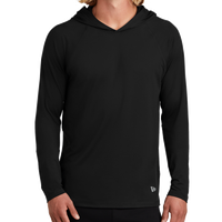 New Era Power Long Sleeve Hoodie, Black, Front view