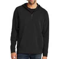 New Era STS 1/4 Zip Hoodie, Black, Front view