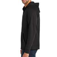 New Era STS 1/4 Zip Hoodie, Black, Left Sleeve view