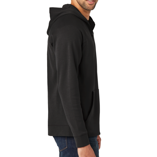 New Era STS 1/4 Zip Hoodie, Black, Right Sleeve view