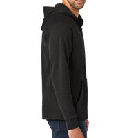 New Era STS 1/4 Zip Hoodie, Black, Right Sleeve view