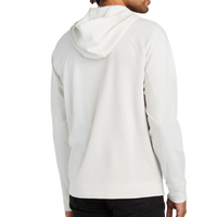 New Era STS 1/4 Zip Hoodie, Fan White, Back view
