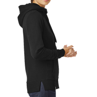 New Era Women's French Terry Full Zip Hoodie, Black, Right Sleeve view