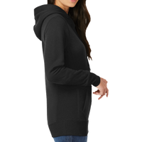 New Era Women's French Terry Pullover Hoodie, Black, Right Sleeve view