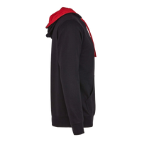 Next Level Apparel Unisex Laguna Hoodie Sweatshirt, Black / Red, Right Sleeve view