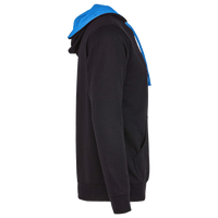 Next Level Apparel Unisex Laguna Hoodie Sweatshirt, Black / Turquoise, Right Sleeve view