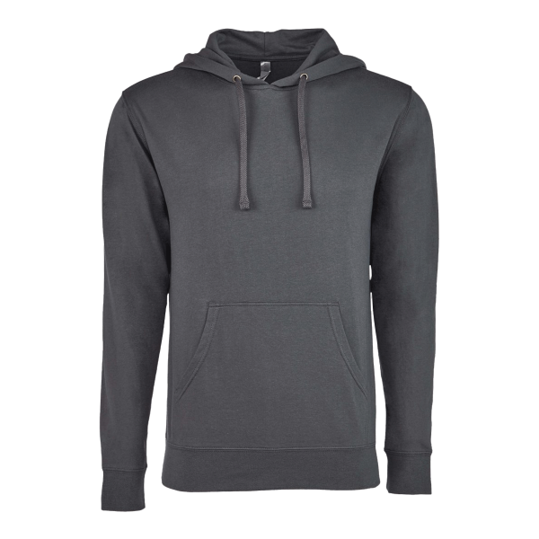 Next Level Apparel Unisex Laguna Hoodie Sweatshirt, Heavy Metal / Heavy Metal, Front view