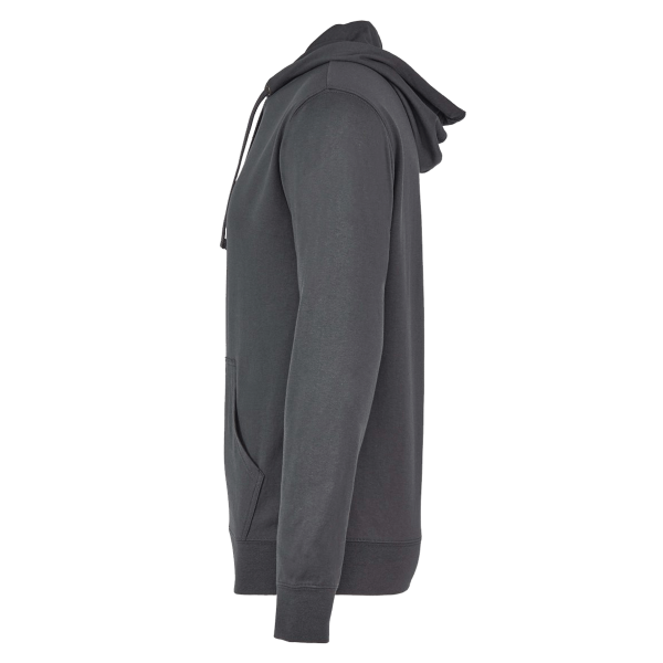 Next Level Apparel Unisex Laguna Hoodie Sweatshirt, Heavy Metal / Heavy Metal, Left Sleeve view