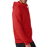 Nike Club Fleece Sleeve Swoosh Full Zip Hoodie, University Red, Right Sleeve view