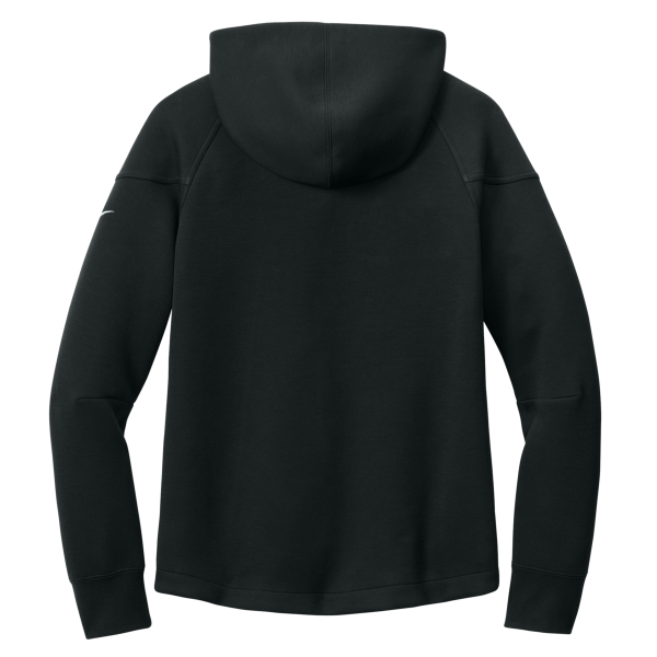 Nike Women's Tech Fleece Full Zip Hoodie, Black, Back view