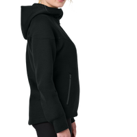 Nike Women's Tech Fleece Full Zip Hoodie, Black, Right Sleeve view