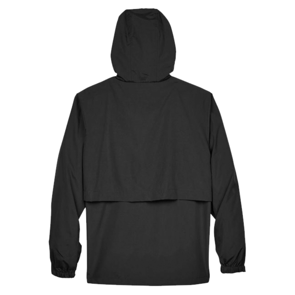 North End Men's Techno Lite Jacket, Black, Back view