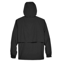 North End Men's Techno Lite Jacket, Black, Back view