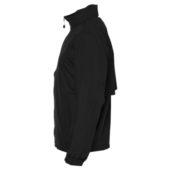 North End Men's Techno Lite Jacket, Black, Left Sleeve view