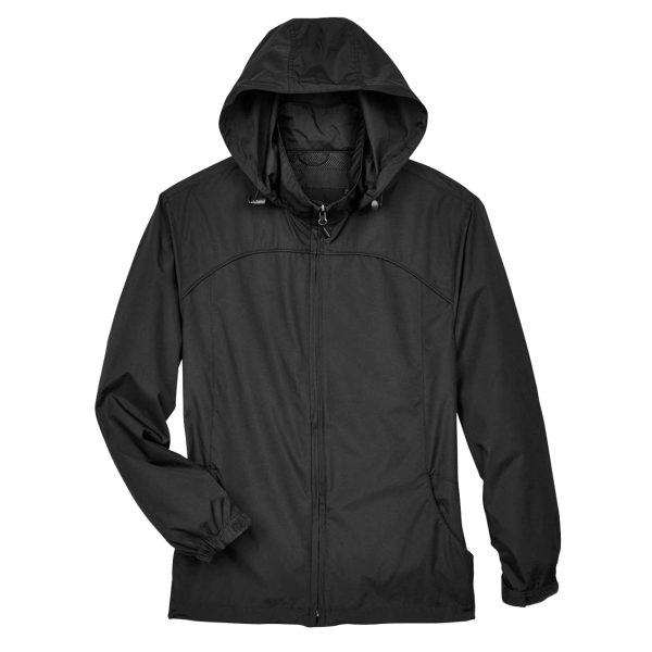 North End Women's Techno Lite Jacket, Black, Front view
