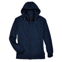 North End Women's Techno Lite Jacket, Midnight Navy, Front view