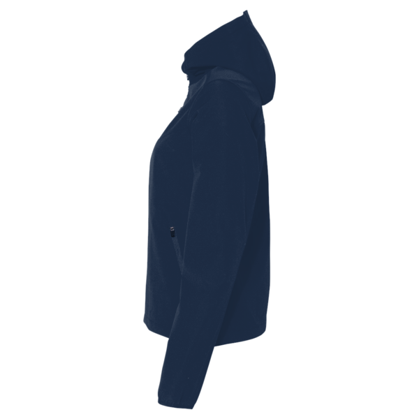 North End Women's Techno Lite Jacket, Midnight Navy, Left Sleeve view