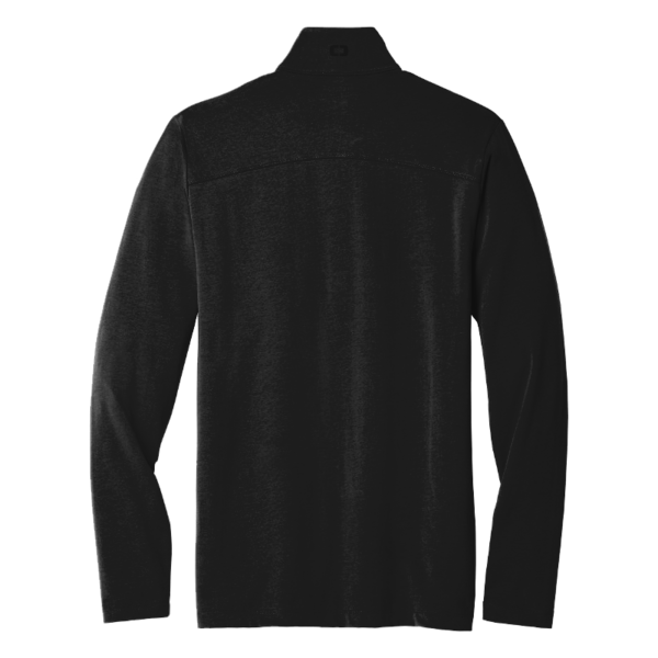 OGIO Limit 1/4 Zip, Blacktop, Back view