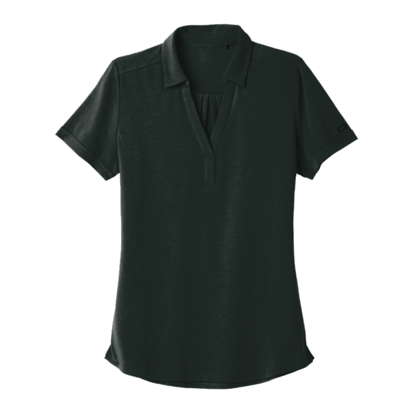 OGIO Women's Limit Polo, Blacktop, Front view