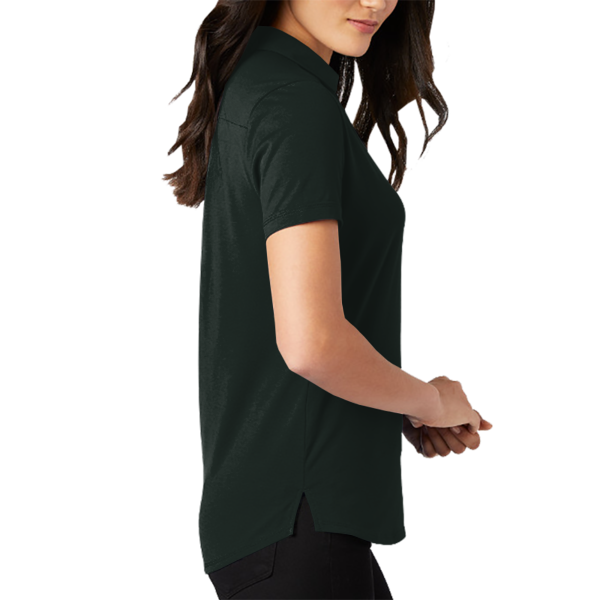 OGIO Women's Limit Polo, Blacktop, Right Sleeve view