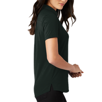 OGIO Women's Limit Polo, Blacktop, Right Sleeve view