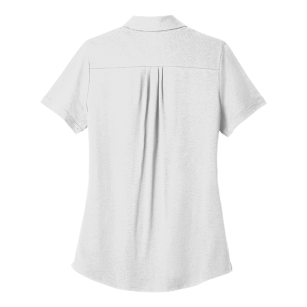 OGIO Women's Limit Polo, Bright White, Back view