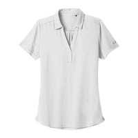 OGIO Women's Limit Polo, Bright White, Front view