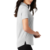 OGIO Women's Limit Polo, Bright White, Right Sleeve view