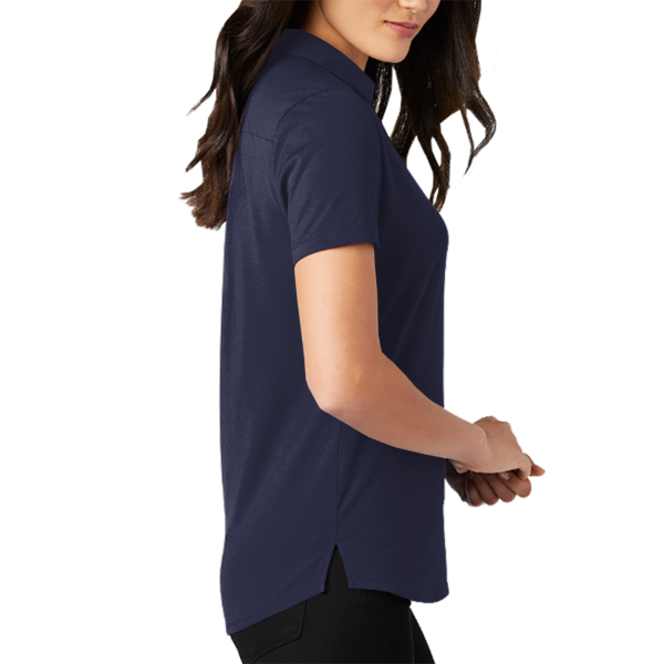 OGIO Women's Limit Polo, Navy, Right Sleeve view
