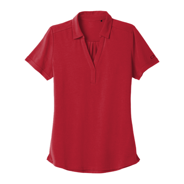 OGIO Women's Limit Polo, Signal Red, Front view