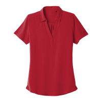 OGIO Women's Limit Polo, Signal Red, Front view