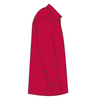 Port Authority Tall Long Sleeve Easy Care Shirt, Red / Light Stone, Right Sleeve (Long) view